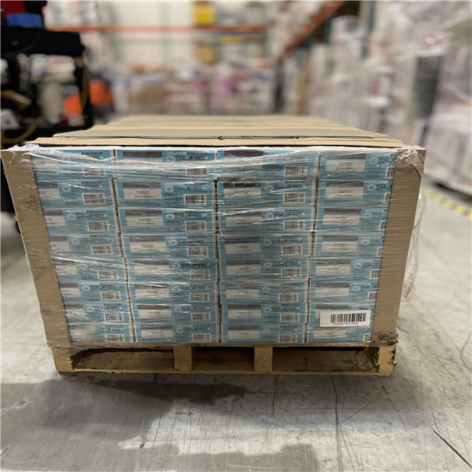 DALLAS LOCATION -  Sure+ Taupe Oak White Oak 1/4 in. T x 6.5 in. W Click Lock Wire Brushed Engineered Hardwood Flooring PALLET-(32 CASES)