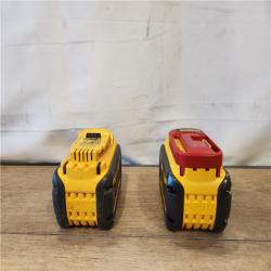 AS-IS- DEWALT FLEXVOLT 20V/60V MAX Lithium-Ion 6.0Ah Battery Pack (2 Pack)