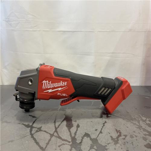 AS-IS- Milwaukee FUEL 18-Volt Lithium-Ion Brushless Cordless 4-1/2 in./5 in. Grinder W/Paddle Switch (Tool-Only)
