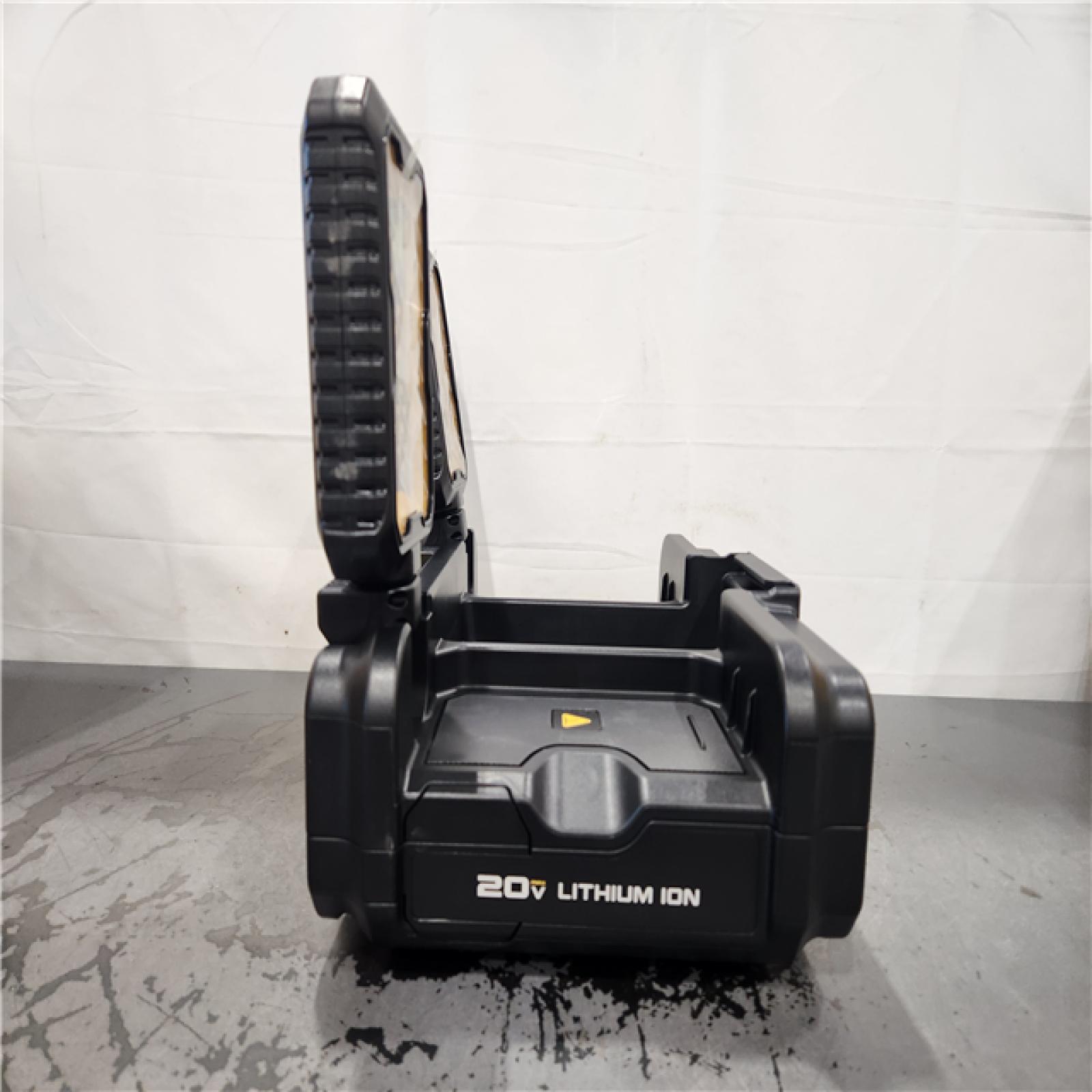 AS-IS- Tough System 2.0 Flex Volt 20V/60V Cordless 4000 Lumen LED Adjustable Folding Panel Work Light