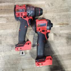 HOUSTON LOCATION - AS-IS MILWAUKEE FUEL 18V Lithium-Ion Brushless Cordless Hammer Drill and Impact Driver Combo Kit