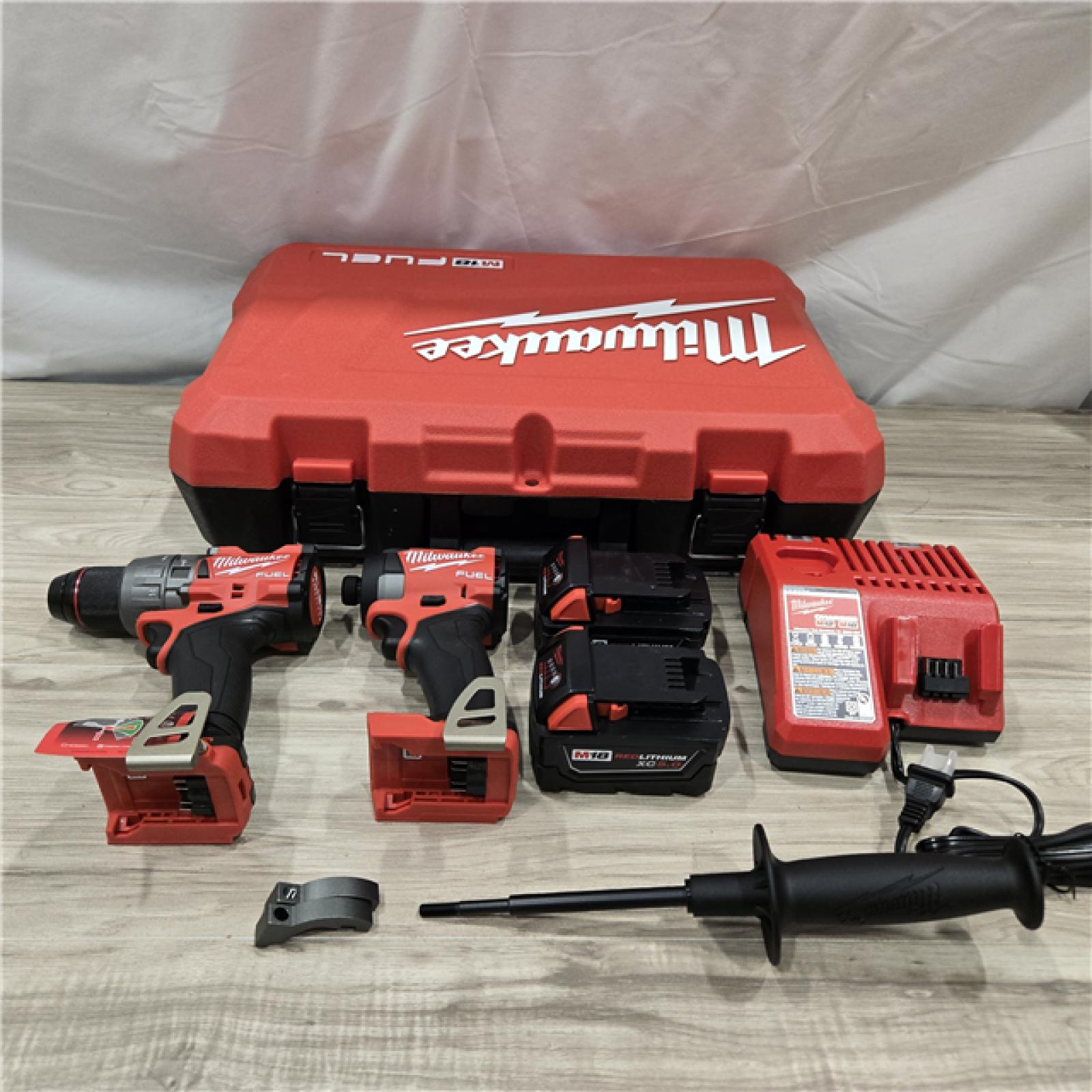 AS-IS MILWAUKEE FUEL 18V Cordless Hammer Drill and Impact Driver Combo Kit