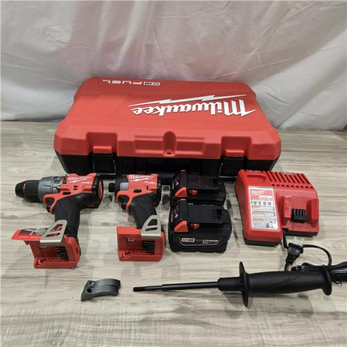 AS-IS MILWAUKEE FUEL 18V Cordless Hammer Drill and Impact Driver Combo Kit