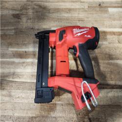 Houston Location AS-IS Milwaukee FUEL 18-Volt Lithium-Ion Brushless Cordless 18-Gauge 1/4 in. Narrow Crown Stapler (Tool-Only)