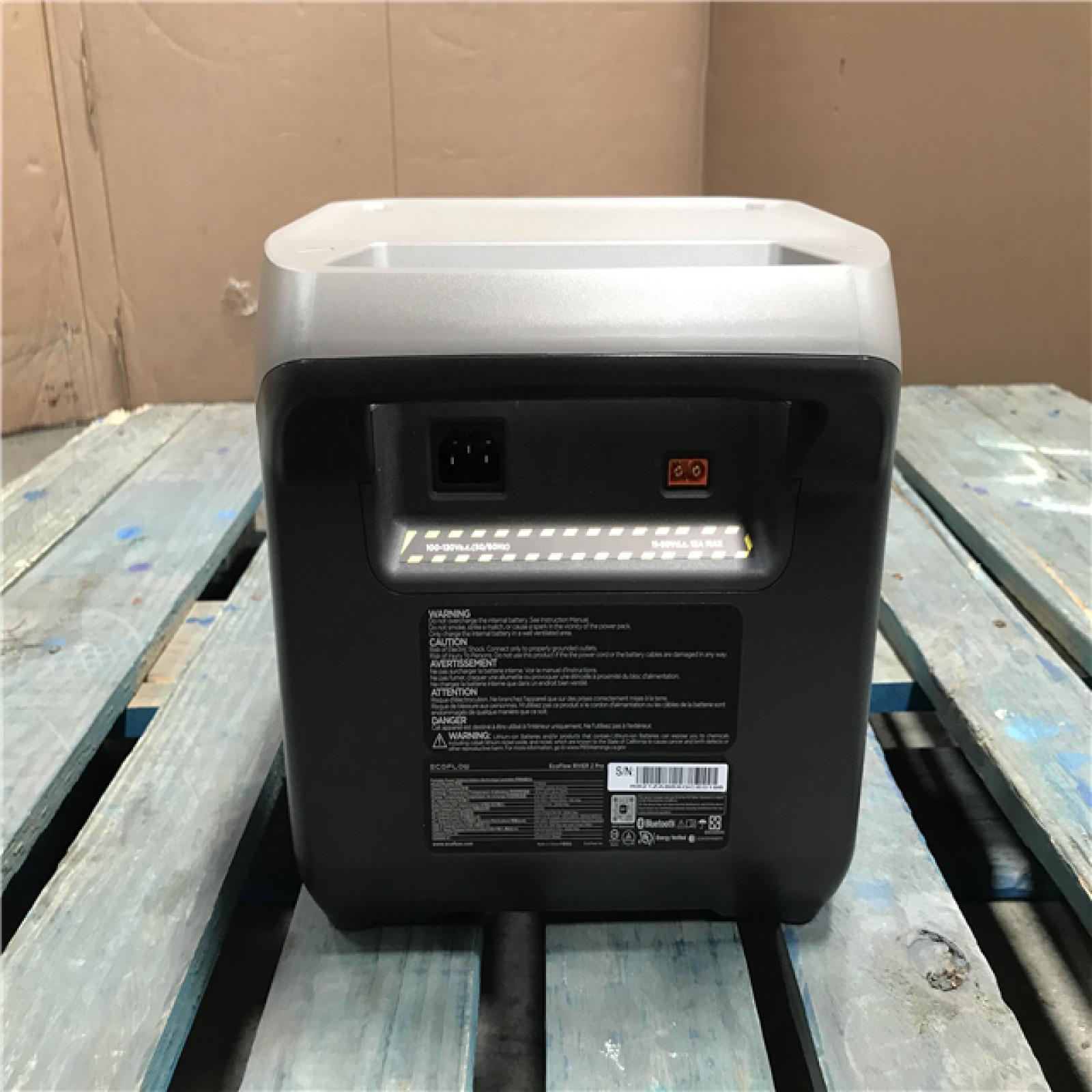 CALIFORNIA AS-IS EcoFlow RIVER 2 Pro 1600W Battery Generator