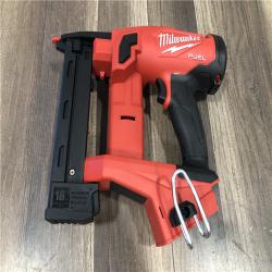 AS-IS Milwaukee FUEL 18-Volt Lithium-Ion Brushless Cordless 18-Gauge 1/4 in. Narrow Crown Stapler (Tool-Only)