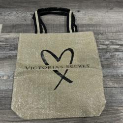 NEW - Victoria Secret Gold Tote Bag