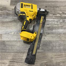 AS-IS DEWALT 20V MAX XR Lithium-Ion Electric Cordless Brushless 2-Speed 21° Plastic Collated Framing Nailer (Tool Only)