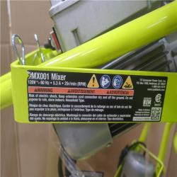 CALIFORNIA AS-IS RYOBI Mixer 120V ~ 60 Hz 25r/min