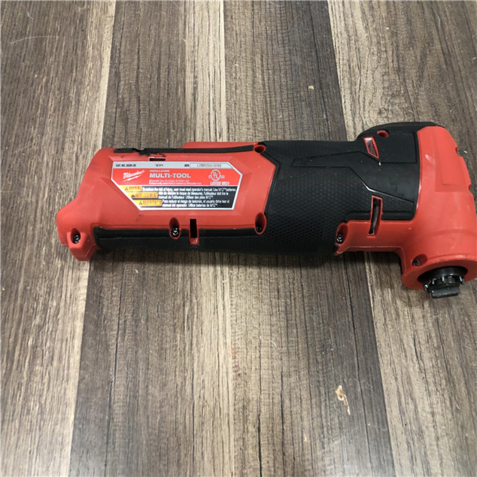 AS-IS Milwaukee FUEL 12V Lithium-Ion Cordless Oscillating Multi-Tool (Tool-Only)
