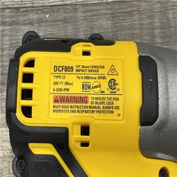AS-IS DEWALT Atomic 20V Max Lithium-Ion Brushless Cordless Compact 1/4 in. Impact Driver Kit