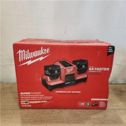 NEW- M18 18V Dual Bay Simultaneous Super Charger