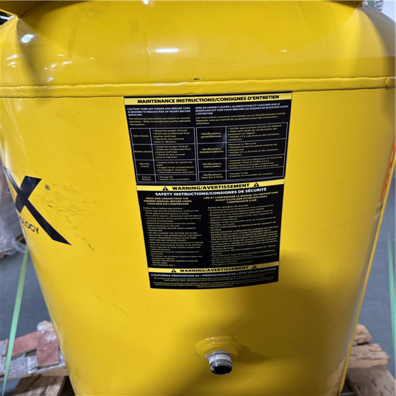 California AS-IS EMAX Air Technology E350 Air Compressor