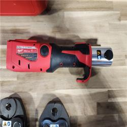 HOUSTON LOCATION - AS-IS (APPEARS LIKE NEW) Milwaukee 2922-22M M18 FORCE LOGIC Press Tool Kit W/ One-Key with 1/4 -7/8 Streamline ACR Jaws