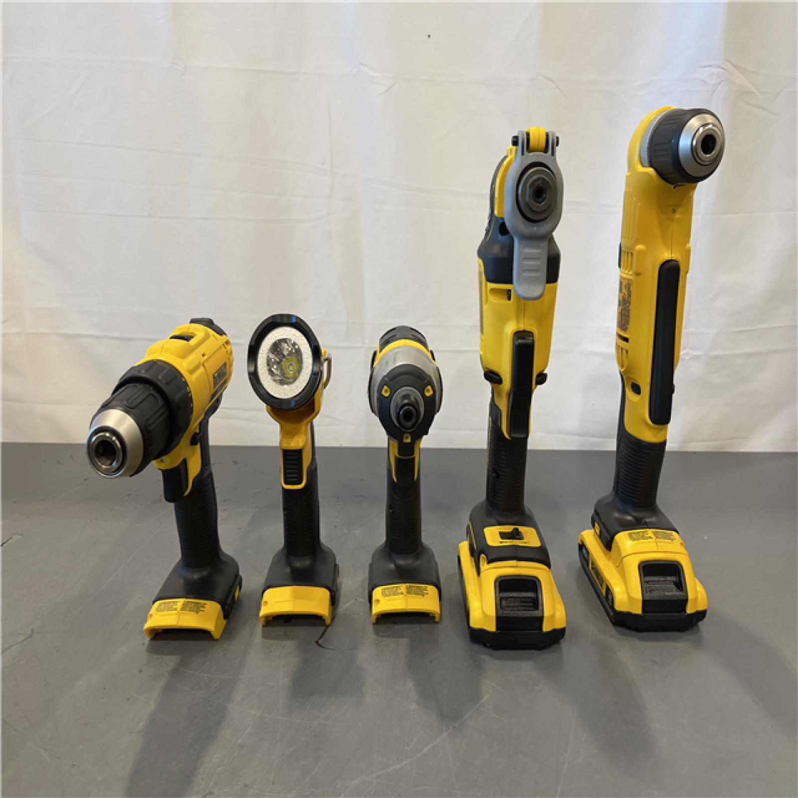 AS-IS - Dewalt 20V MAX 9-Tool Power-Tool Combo Kit W/ Soft Case Including 2 Batteries & Charger