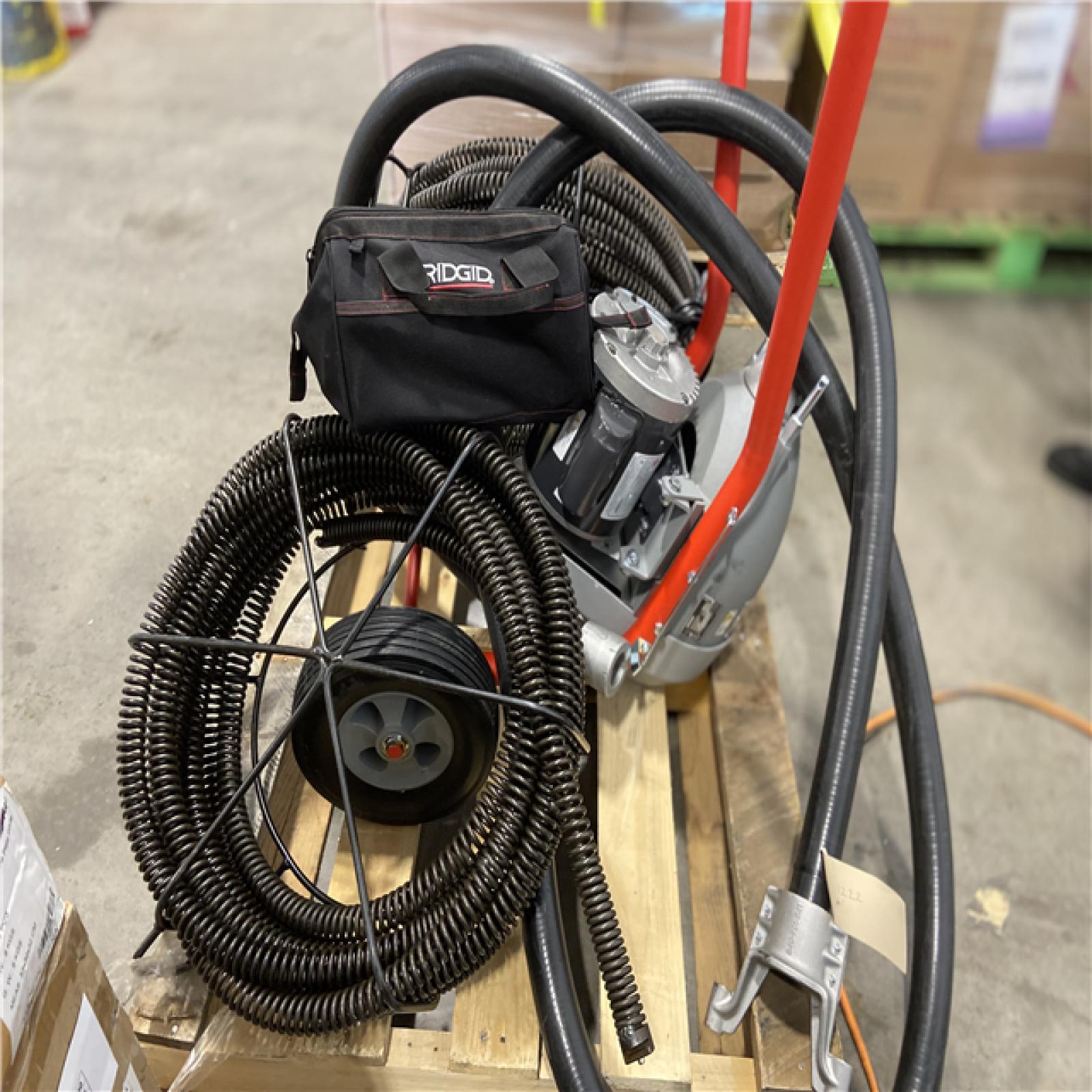 DALLAS LOCATION - RIDGID Sectional Drain Cleaning Machine: Corded, K-1500, 8 in Max