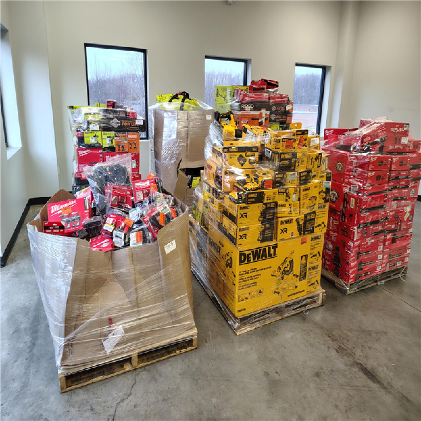 Pittston Location As-Is Power Tools Partial Truckload (6 Pallets) 4948-B