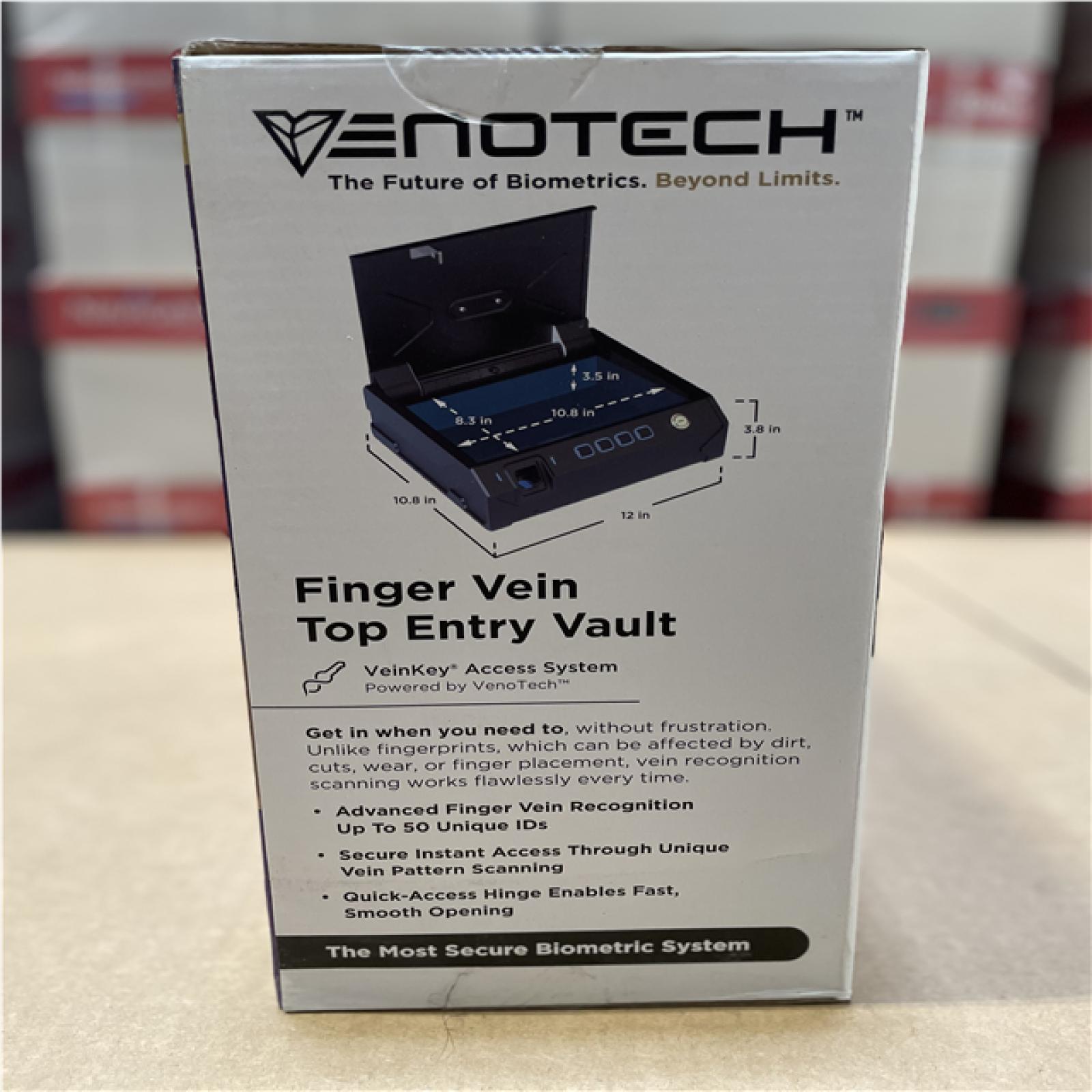 DALLAS LOCATION- NEW! VenoTech™ Finger Vein Top-Entry Safe