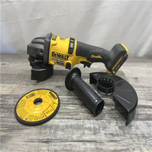 AS-IS DEWALT FLEXVOLT 60V MAX Cordless Brushless 4.5 in. to 6 in. Small Angle Grinder with Kickback Brake (Tool Only)