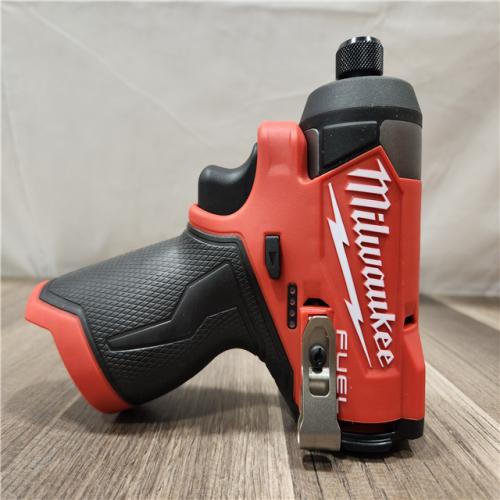 AS-IS- Milwaukee M12 FUEL 12V Lithium-Ion Brushless Cordless Stubby 1/2 in. Impact Wrench (Tool-Only)