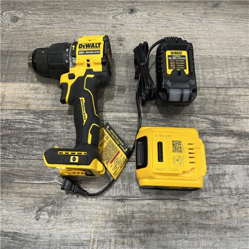 AS-IS DEWALT ATOMIC 20V Lithium-Ion Cordless 1/2 in. Hammer Drill Kit