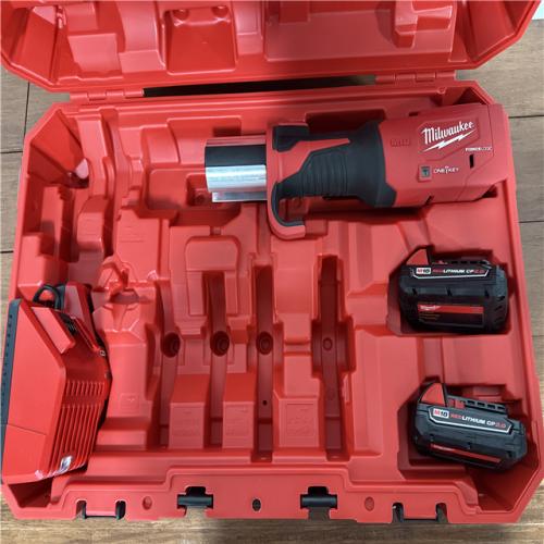 California AS-IS Milwaukee Force Logic M18 Press Tool Kit  Includes (2) Batteries  Charger & Hard Case