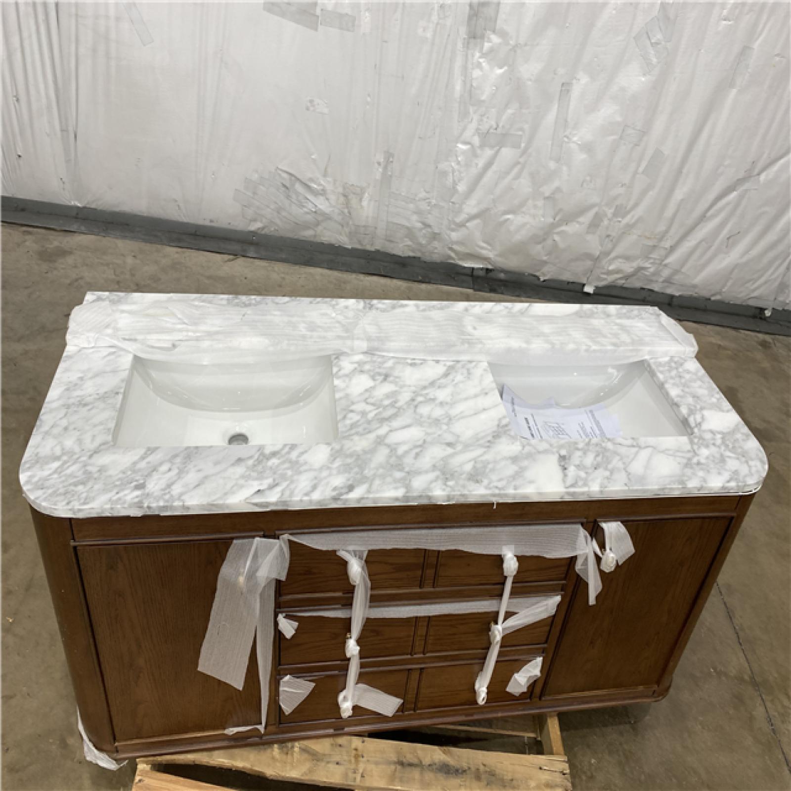 Houston Location AS IS - 60in Freestanding Mounted Vanity