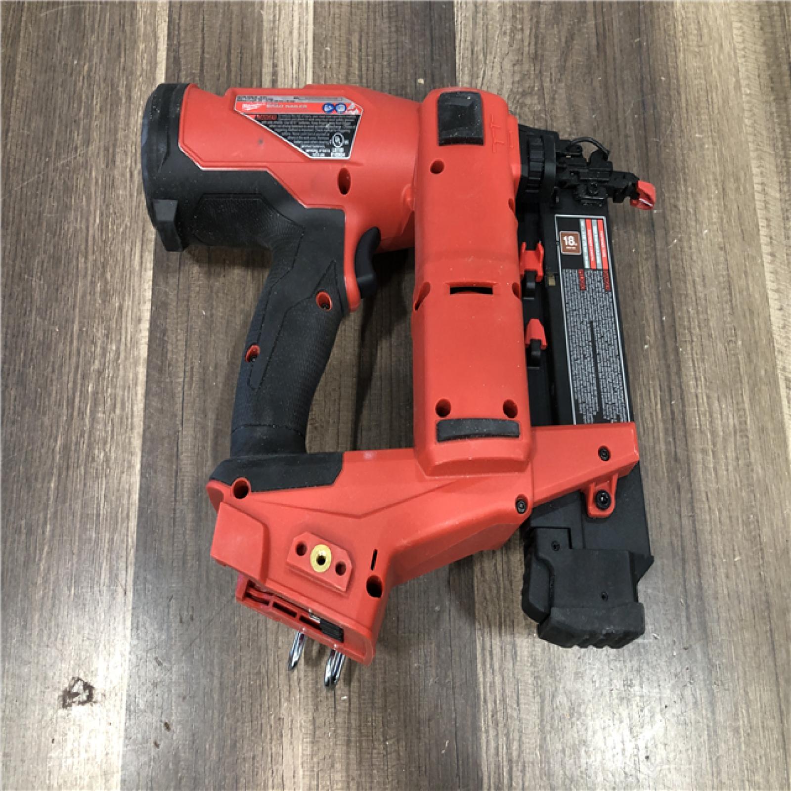 AS-IS Milwaukee FUEL 18-Volt Lithium-Ion Brushless Cordless Gen II 18-Gauge Brad Nailer (Tool-Only)