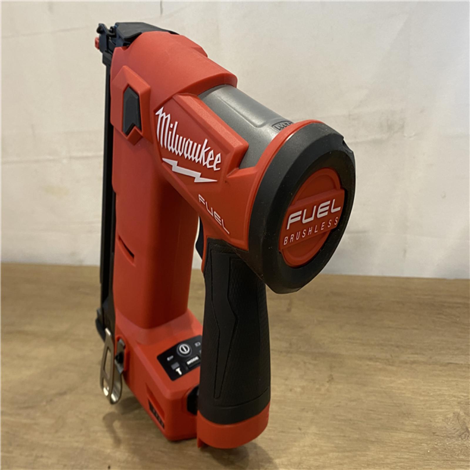 AS-IS Milwaukee FUEL 12-Volt Lithium-Ion Brushless Cordless 18-Gauge 1-1/2 in. Compact Brad Nailer (Tool Only)