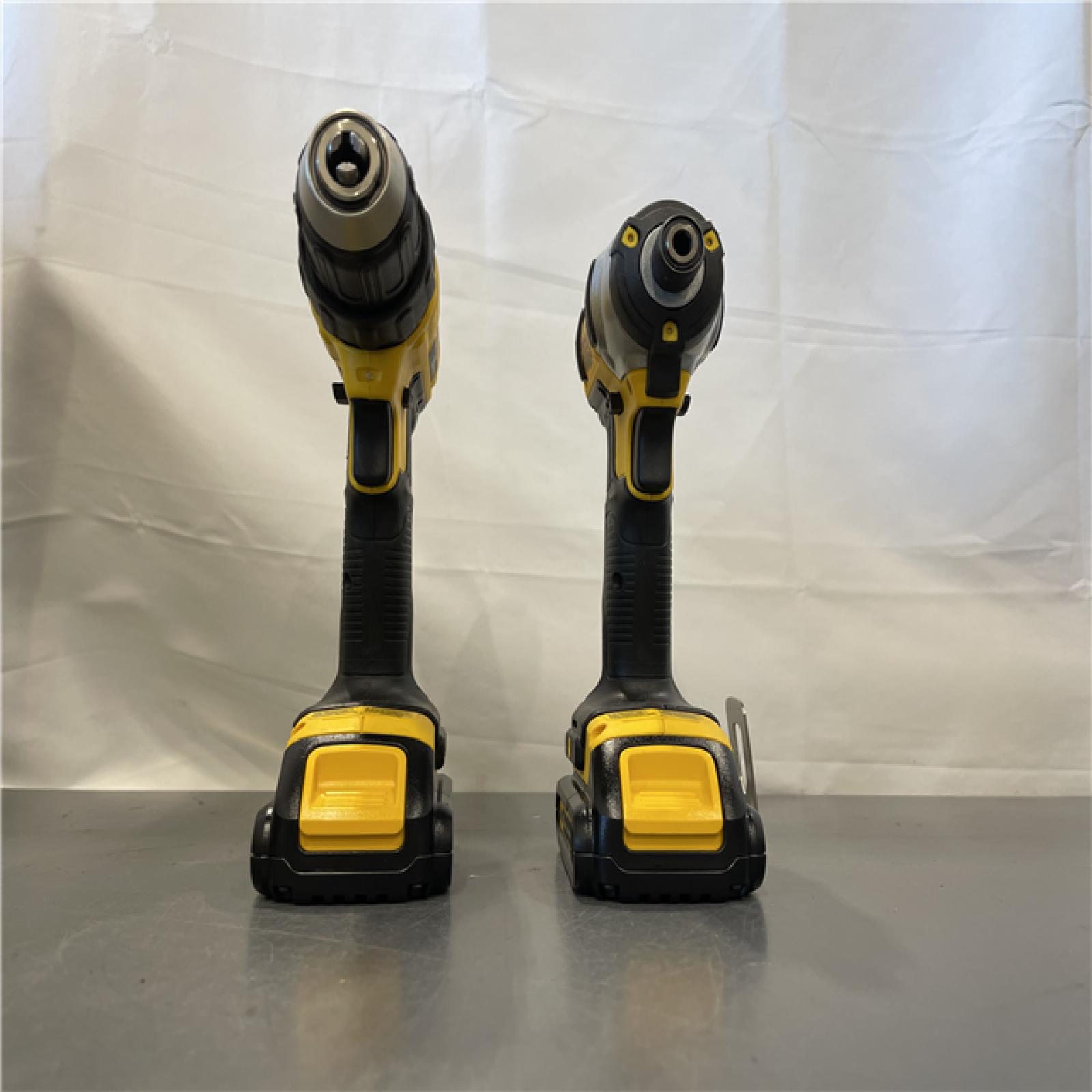 AS-IS - DeWALT 20V MAX Cordless Drill Driver/Impact Driver Combo Kit 1.3 Ah Lithium Ion