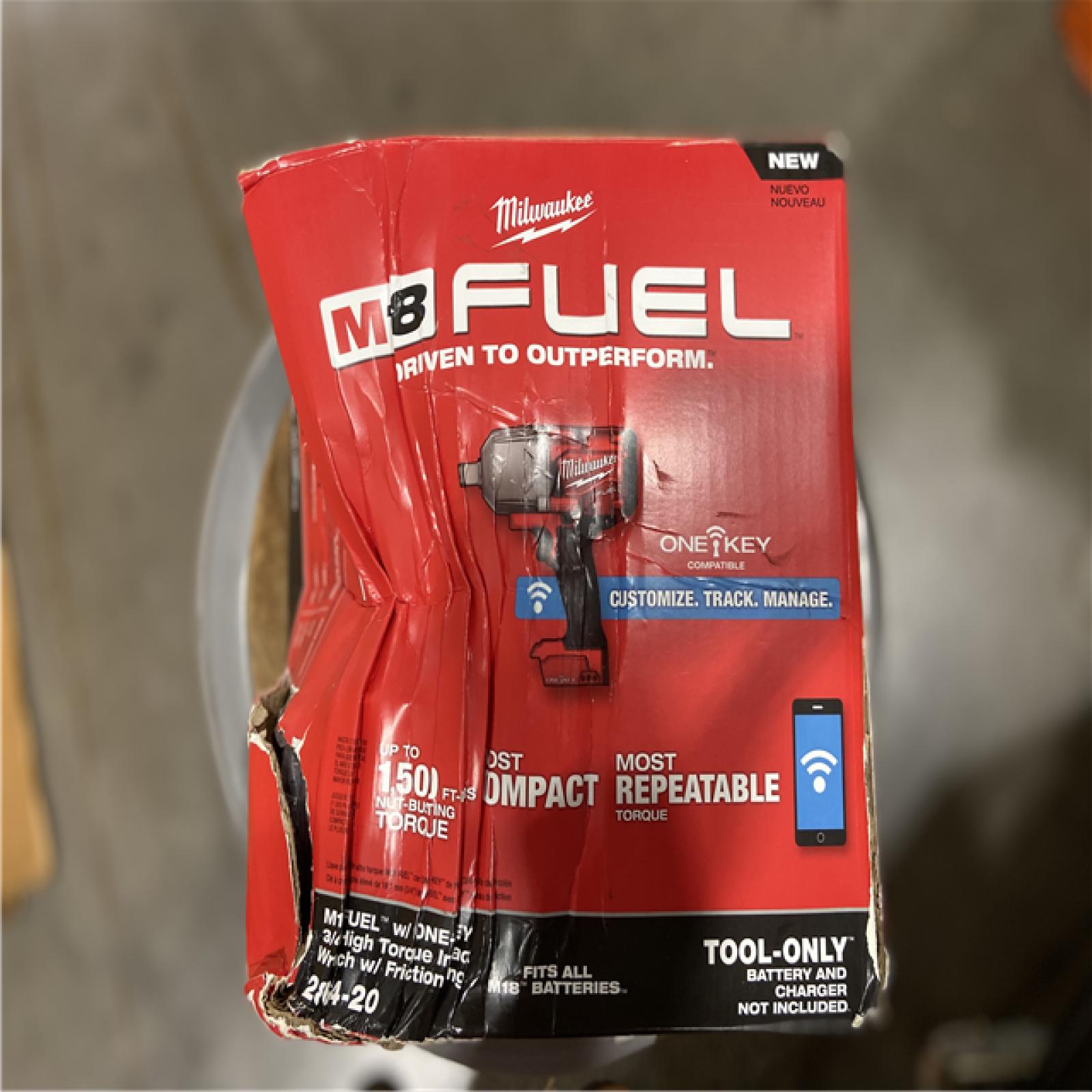 NEW! - Milwaukee M18 FUEL ONE-KEY 18V Lithium-Ion Brushless Cordless 3/4 in. Impact Wrench with Friction Ring (Tool-Only)