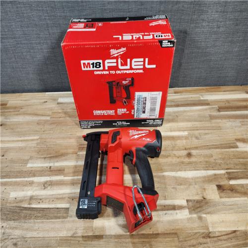HOUSTON LOCATION - AS-IS Milwaukee FUEL 18-Volt Lithium-Ion Brushless Cordless 18-Gauge 1/4 in. Narrow Crown Stapler (Tool-Only)