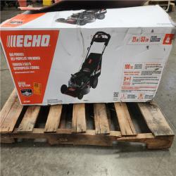 Phoenix AS-IS ECHO 21 in. 190 cc Briggs and Stratton Gas 3-in-1 Dual Blade RWD Self-Propelled Lawn Mower with Single Lever Deck Adjustment