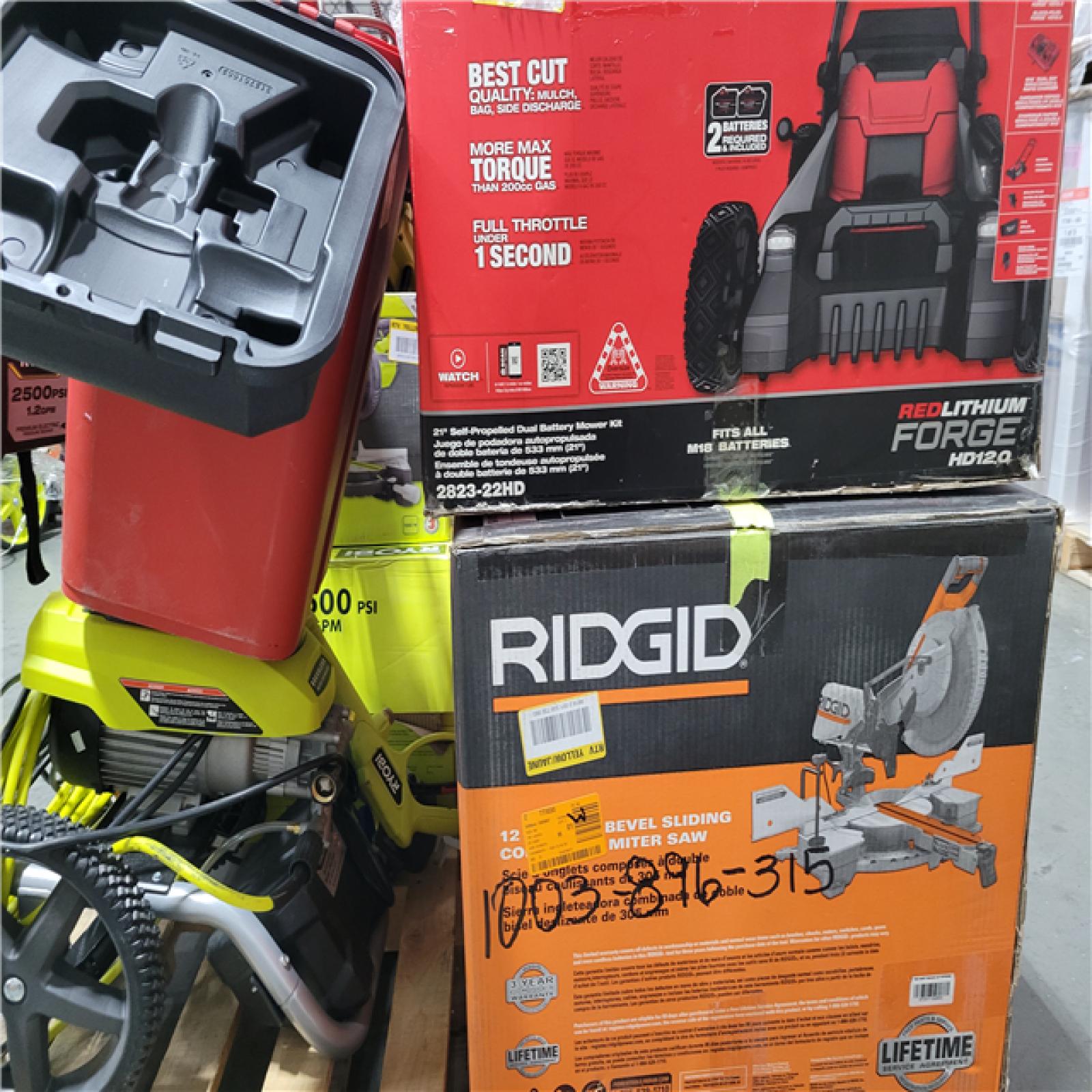 CALIFORNIA AS-IS TOOL PALLET