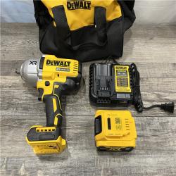 AS-IS DEWALT 20V MAX Lithium-Ion Cordless 1/2 in. Impact Wrench Kit