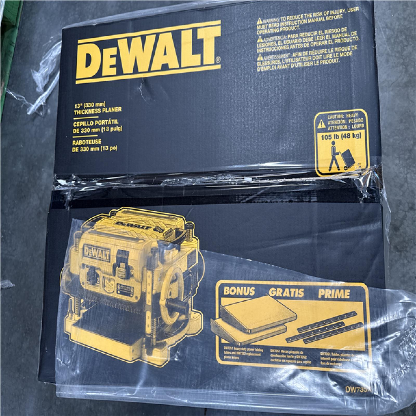 California AS-IS DeWalt 13” Thickness Planer
