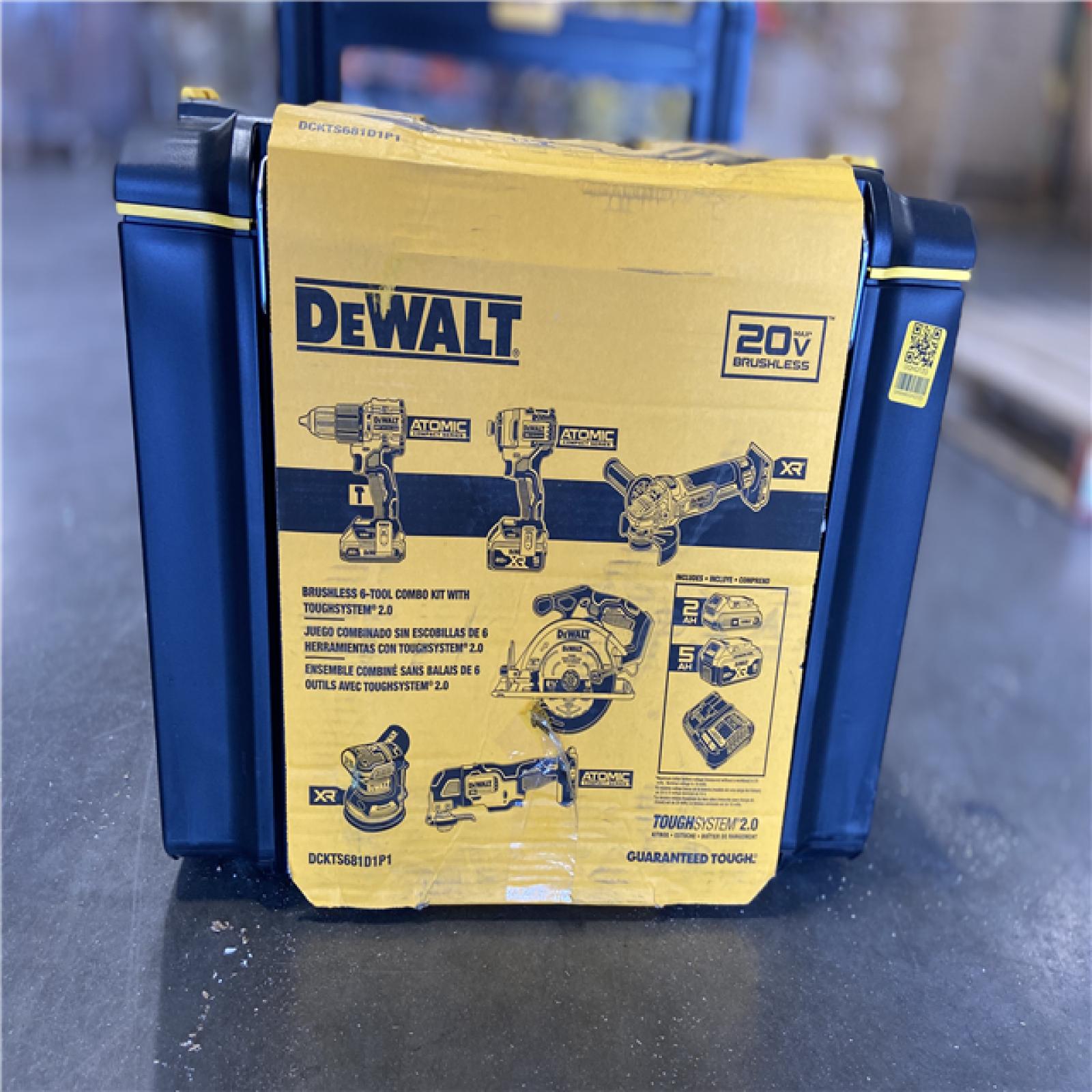 NEW! - DEWALT 20-Volt MAX ToughSystem Lithium-Ion 6-Tool Cordless Combo Kit