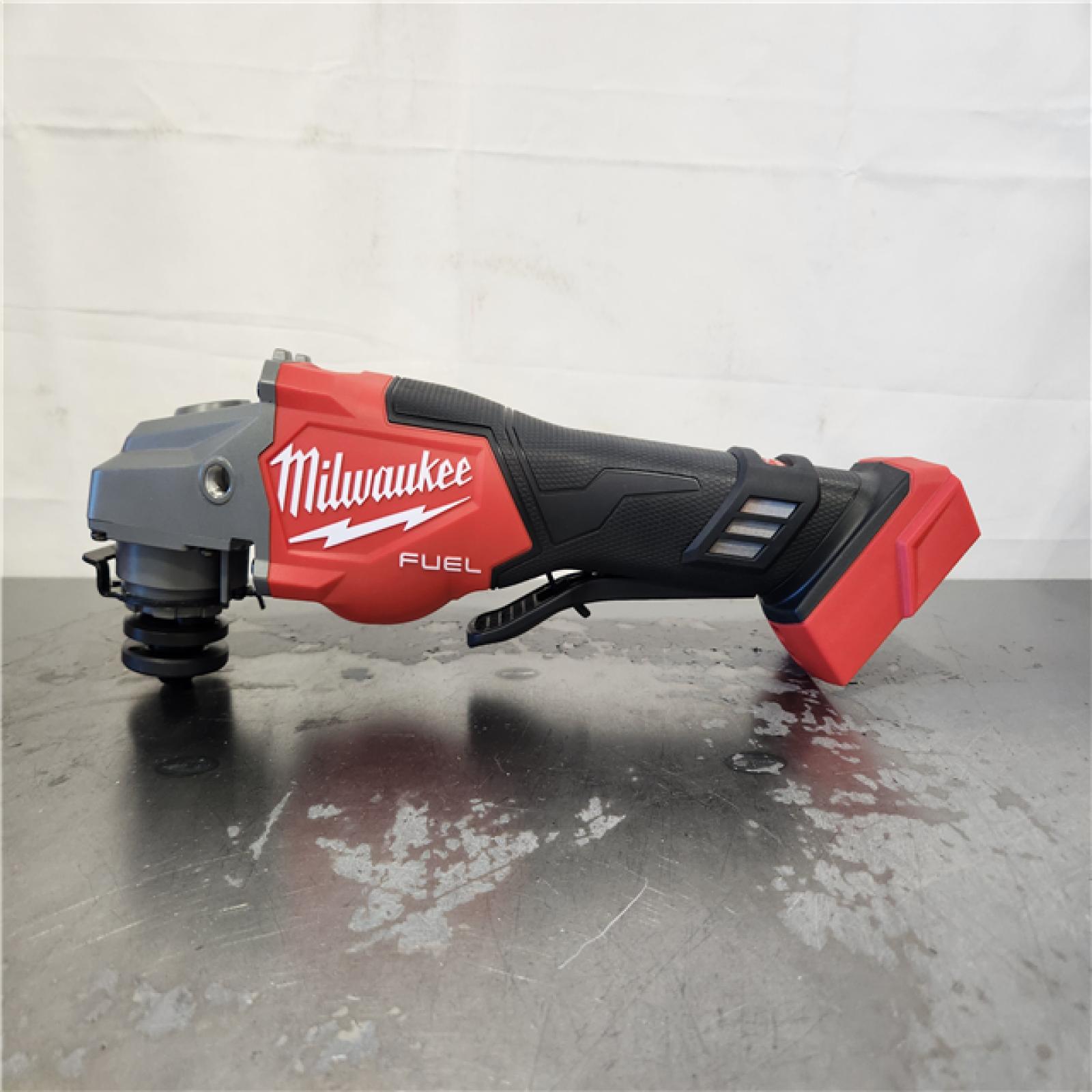 AS-IS- Milwaukee M18 FUEL 4-1/2-6 Cordless Braking Grinder  Paddle Switch (Tool-Only)
