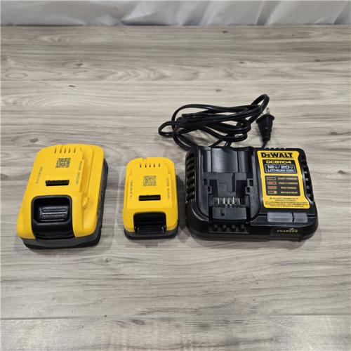 AS-IS DeWalt 20V MAX POWERSTACK DCBP315-2C Lithium-Ion 1.7Ah and 5Ah Battery/Charger Starter Kit