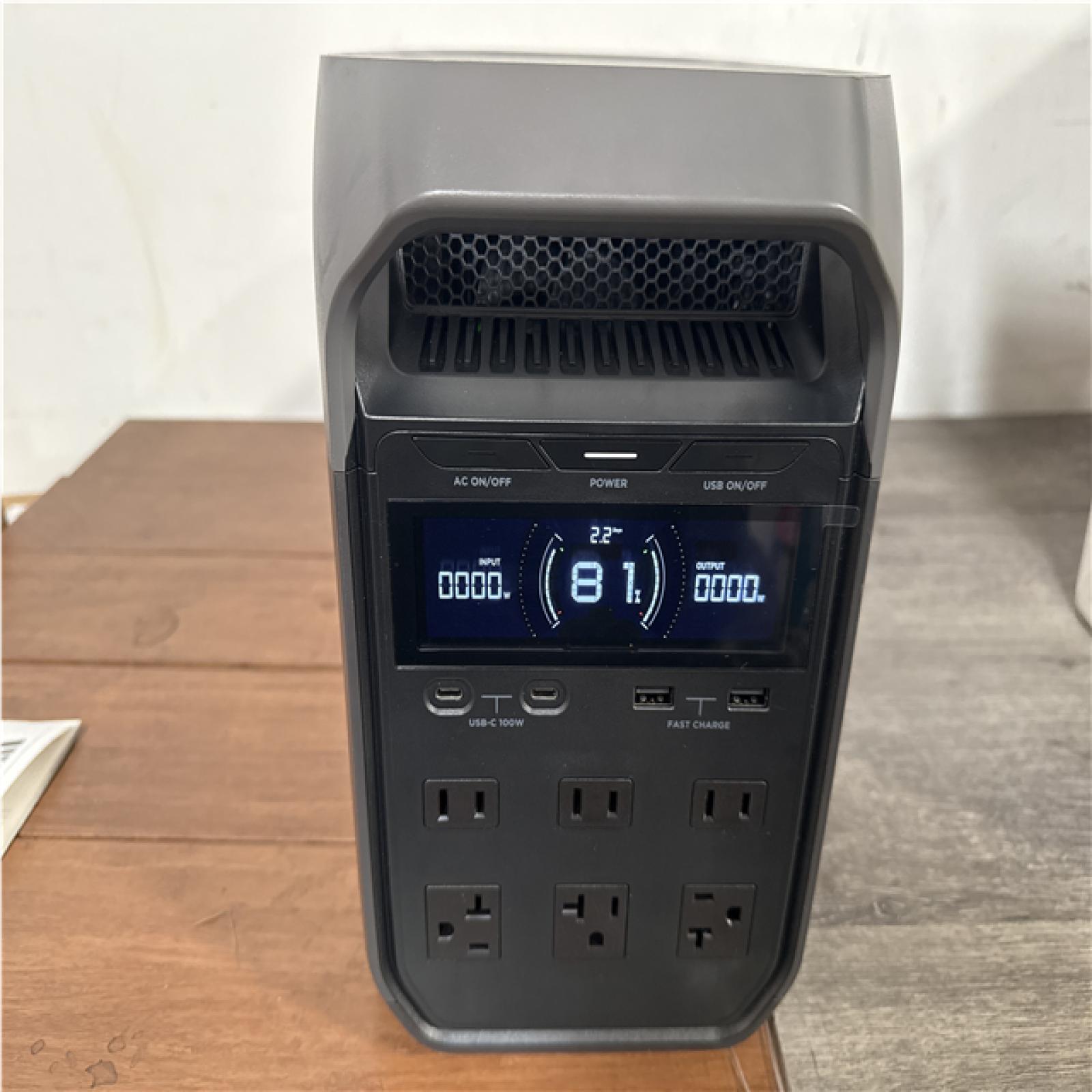 CALIFORNIA AS IS ECOFLOW 1800W BATTERY GENERATOR