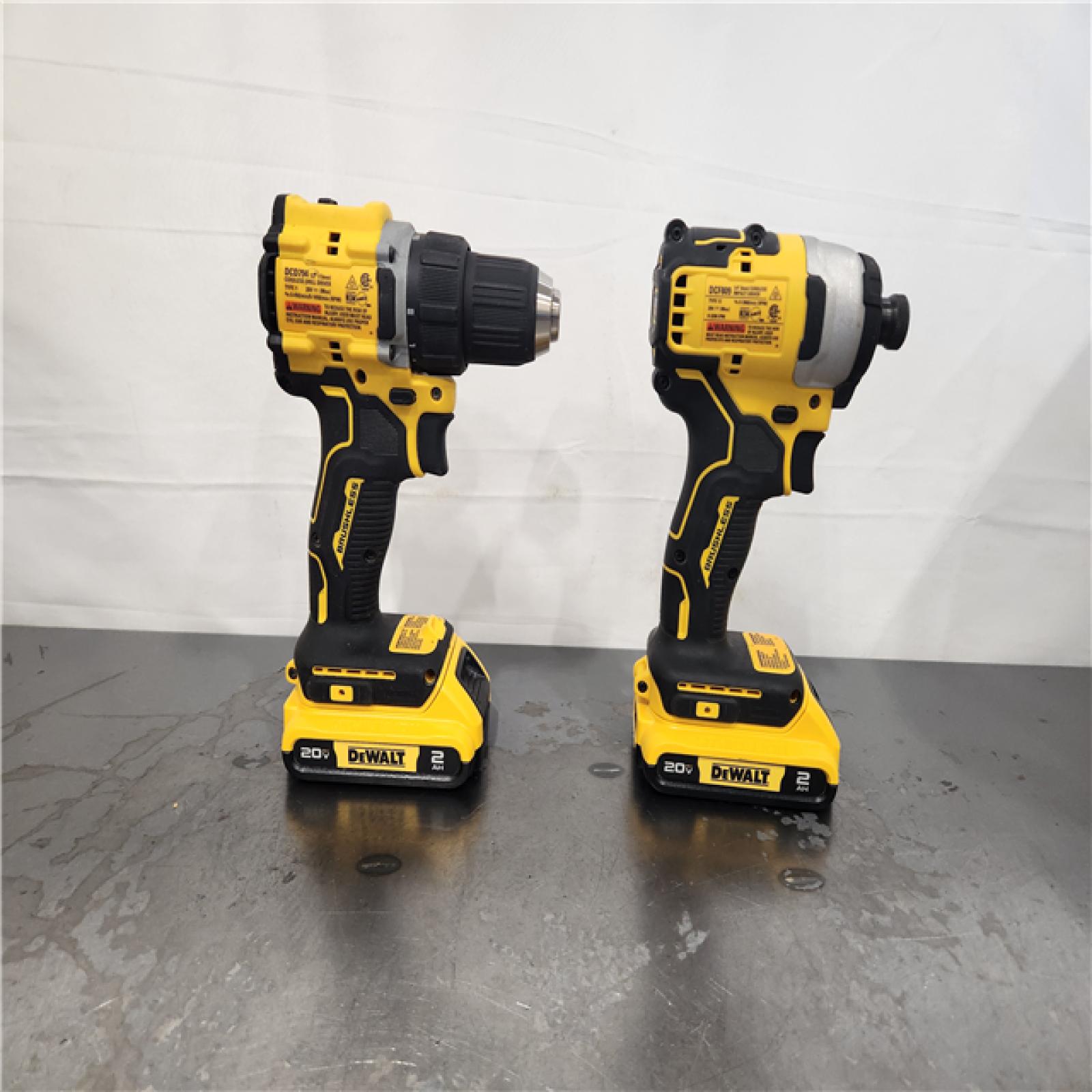 AS-IS- DEWALT ATOMIC 20-Volt MAX Lithium-Ion Cordless Combo Kit