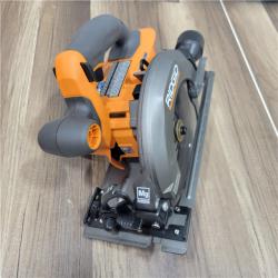 GOOD RIDGID 18V SubCompact Brushless Cordless 6 1/2 in. Circular Saw (Tool Only)