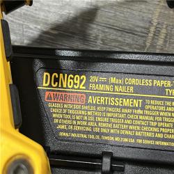 AS-IS DEWALT 20V MAX Brushless Li-Ion Framing Nailer (Tool Only)