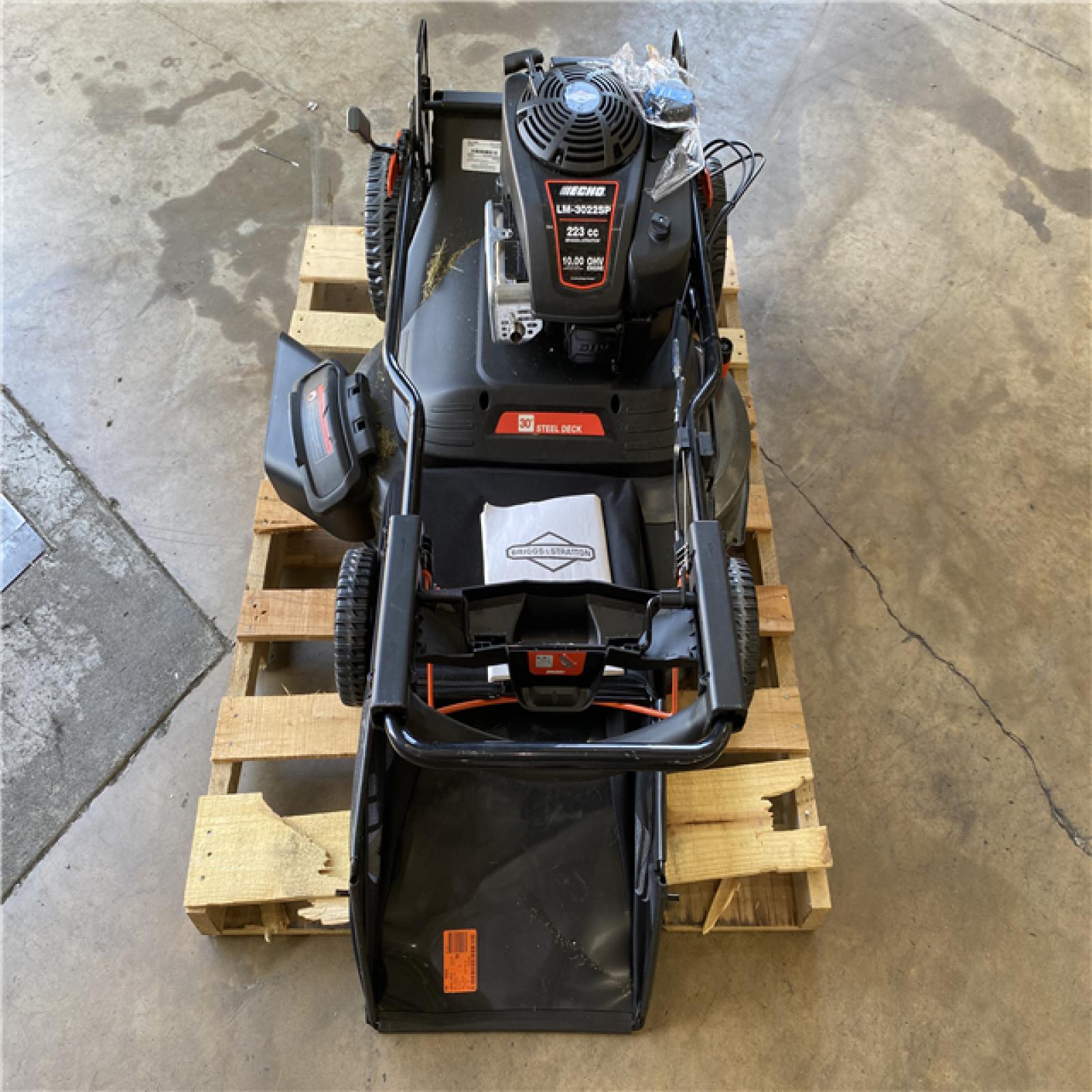 Houston Location AS IS - Echo 30 Steel Deck Double Blade Walk Behind Mower