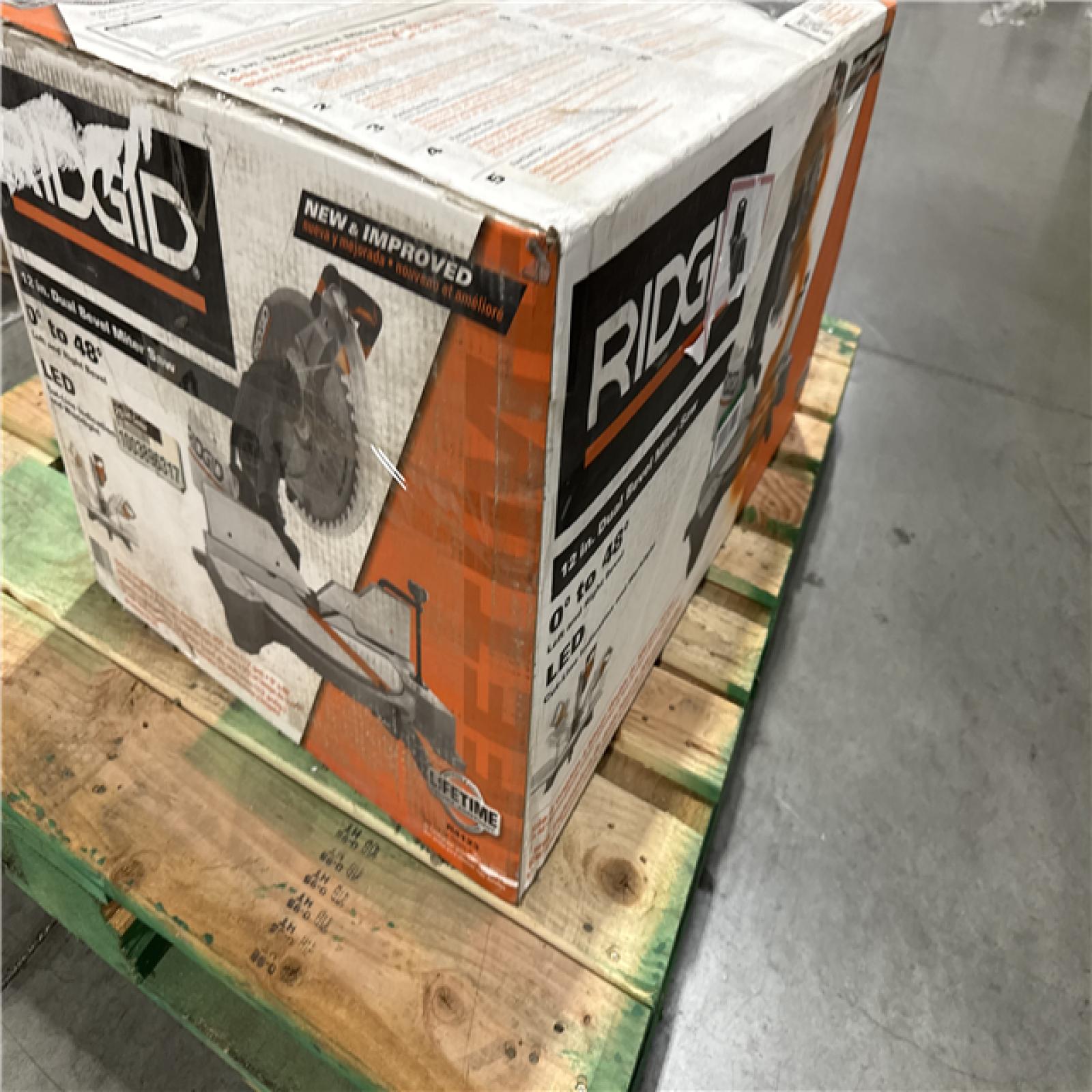 California NEW Ridgid 12 in. Dual Bevel Miter Saw