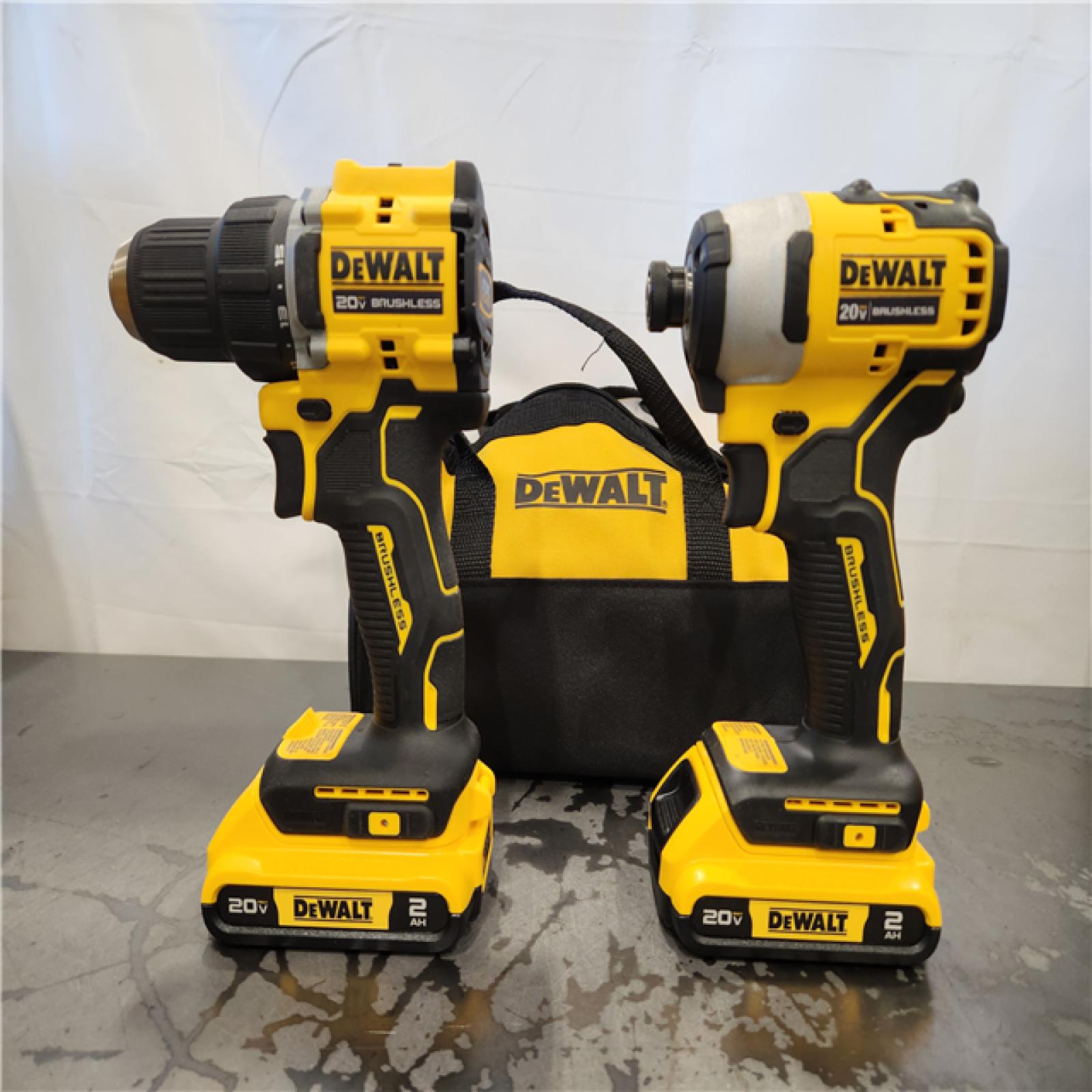 AS-IS- DEWALT ATOMIC 20-Volt MAX Lithium-Ion Cordless Combo Kit