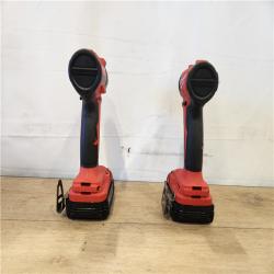 AS-IS- Milwaukee 18V Lithium-Ion Brushless Cordless Compact Drill/Impact Combo Kit