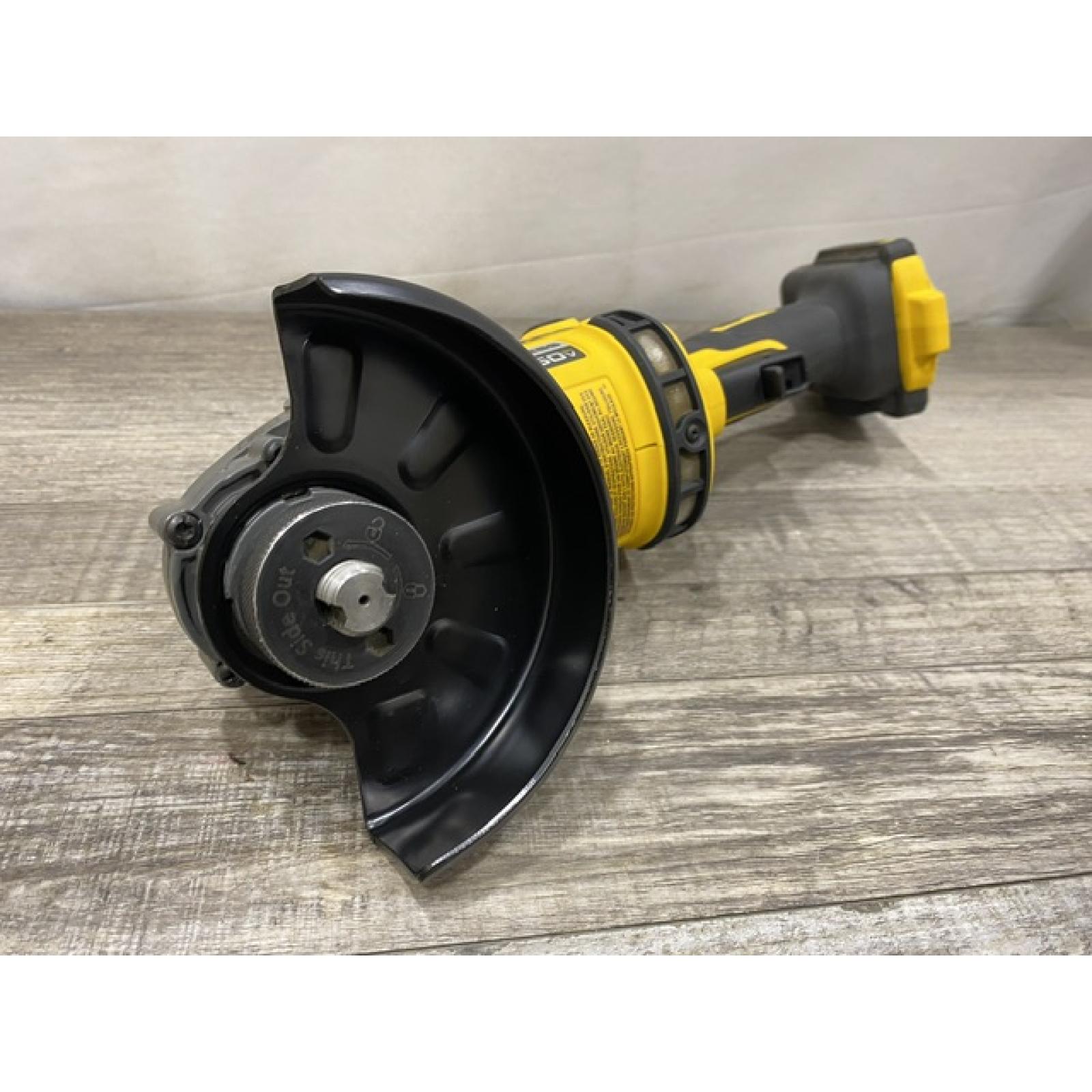 AS-IS DEWALT FLEXVOLT 60V MAX Cordless Brushless 4.5 in. to 6 in. Small Angle Grinder with Kickback Brake (Tool Only)