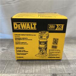NEW - DEWALT 20V MAX XR Cordless Brushless Fixed Base Compact Router (Tool Only)