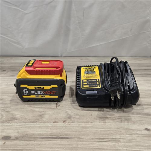AS-IS DEWALT FLEXVOLT 20V/60V MAX 6.0Ah Battery And Charger Kit